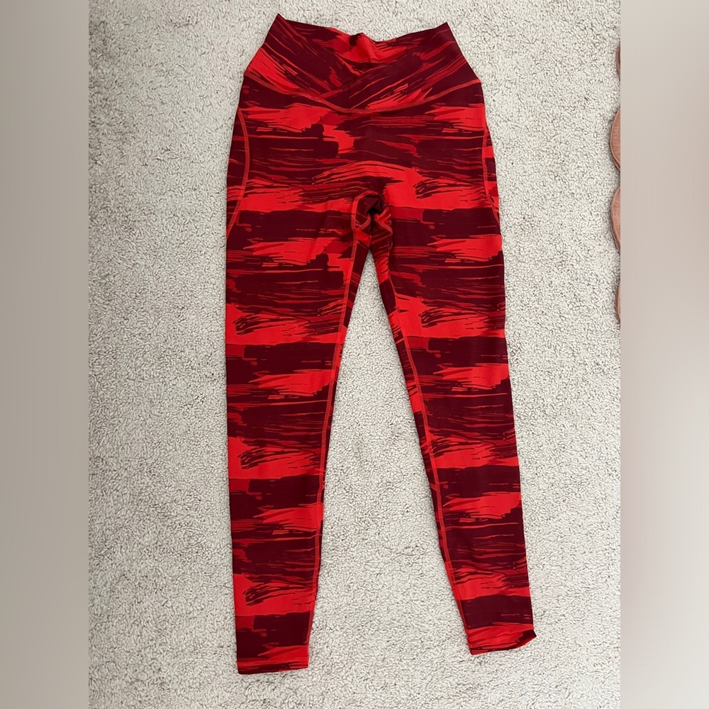 Alphalete Leggings - Red